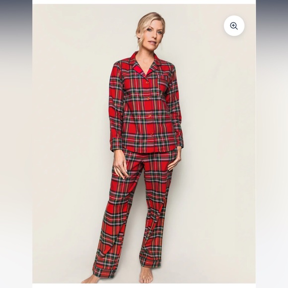 Petite Plume Women's Brushed Cotton Pajama Set in Imperial Tartan | XL - Picture 9 of 9